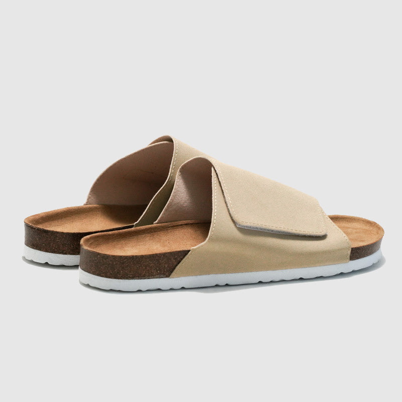 Ravina | Elegant Kork-Lær Sandaler