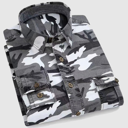 Charleston Camo bomullsskjorte