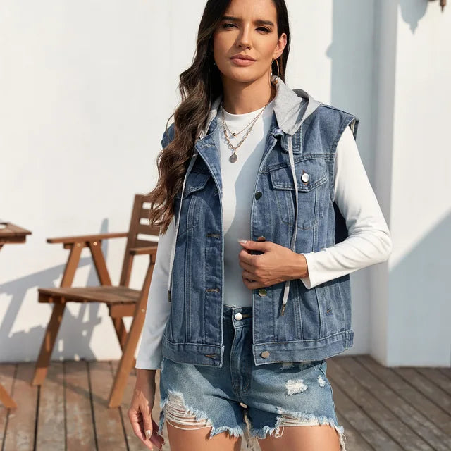 Tank Top med denimvest