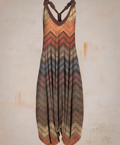 Ravikna | printet boho jumpsuit for kvinner