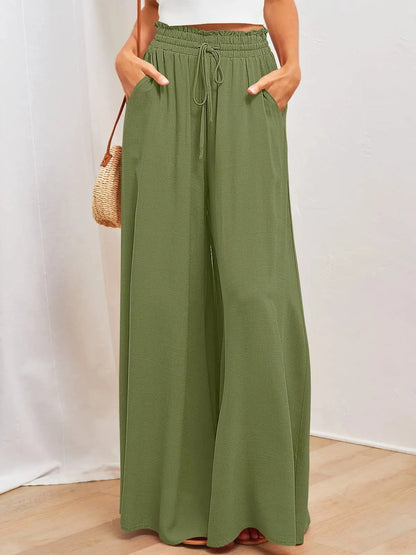 Ravikna | wide pants with high waist