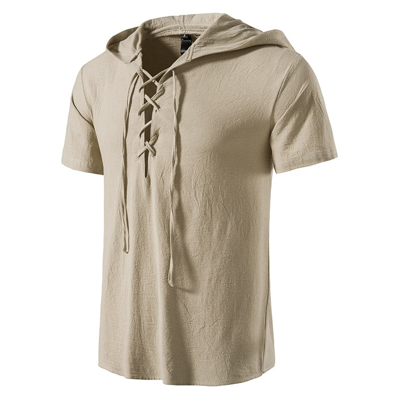 Ravikna | T-shirt with Short Sleeves and Hood