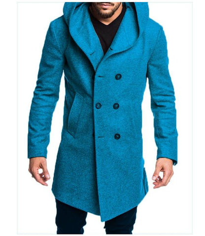 Trenchcoat med hette