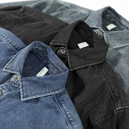 Denim Botton Up-skjorte