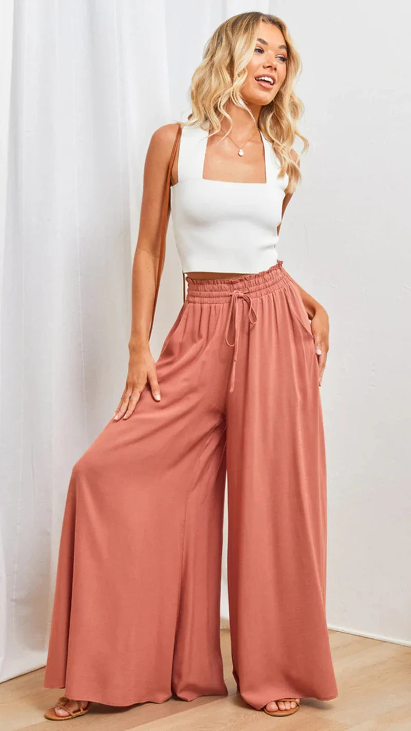 Ravikna | wide pants with high waist