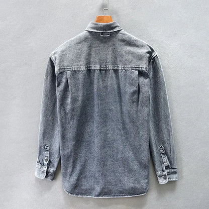 Denim Botton Up-skjorte