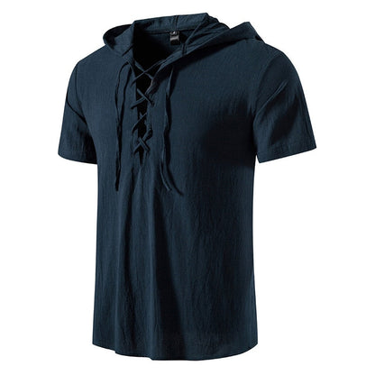 Ravikna | T-shirt with Short Sleeves and Hood