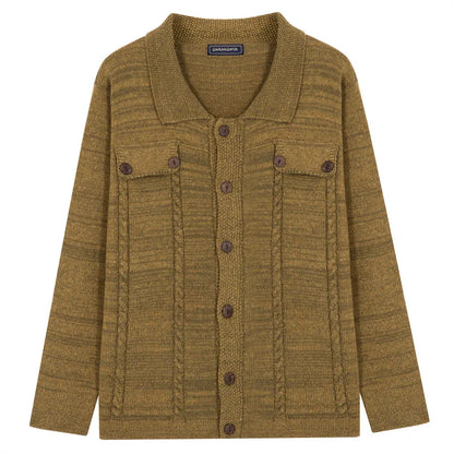 Strikket cardigan med knapper