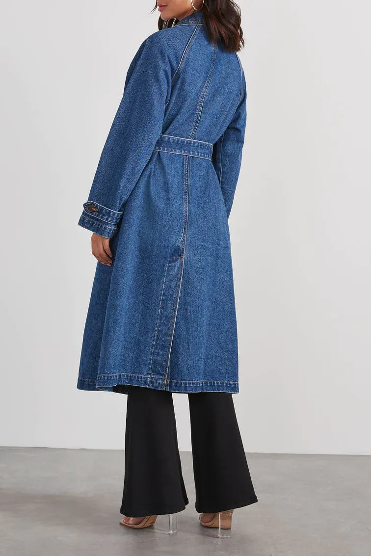 Denim jakke frakk