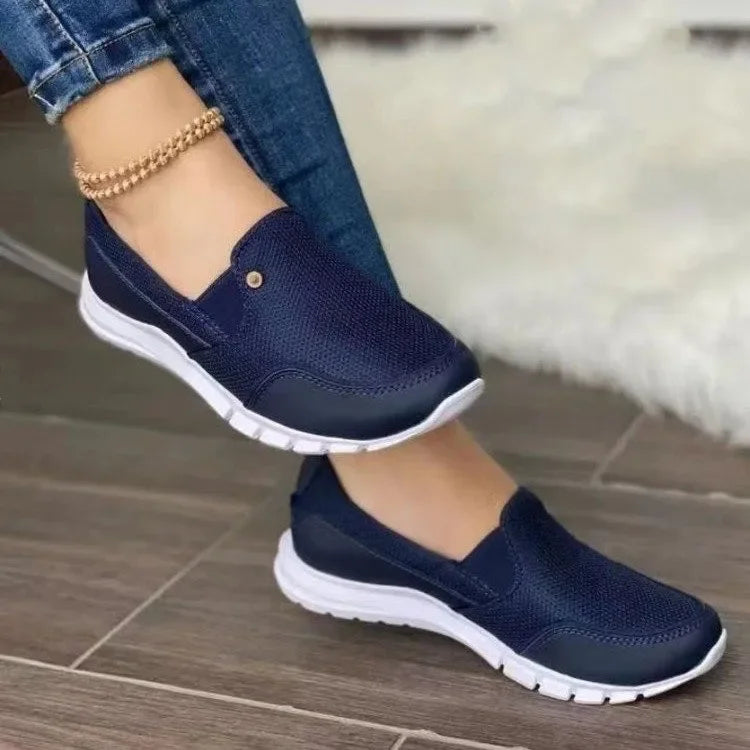 Uformelle slip-on-sko i mesh