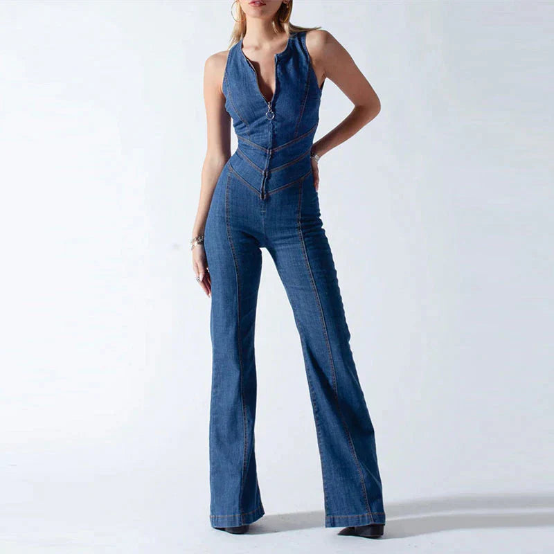 Bodycon Ryggløs Hjerte Jumpsuit