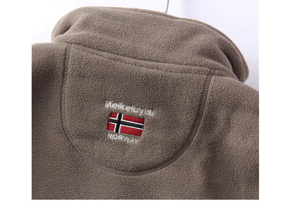 Varm sherpajakke i fleece