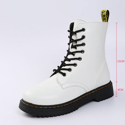 Empress™ | Comfortable boots with lacing and zipper