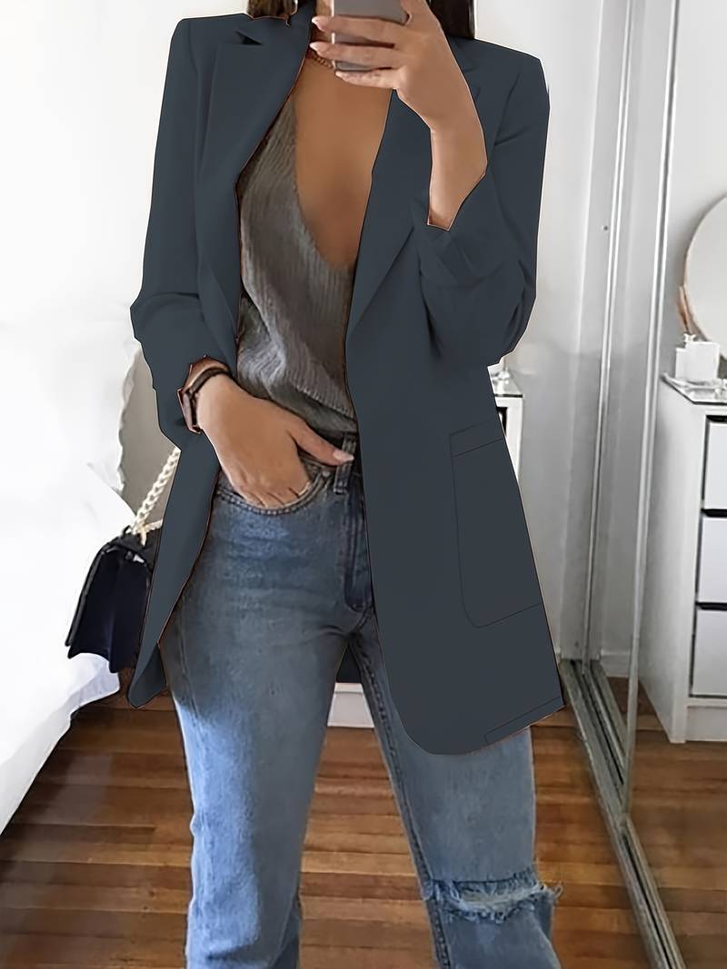 stilig langermet blazer