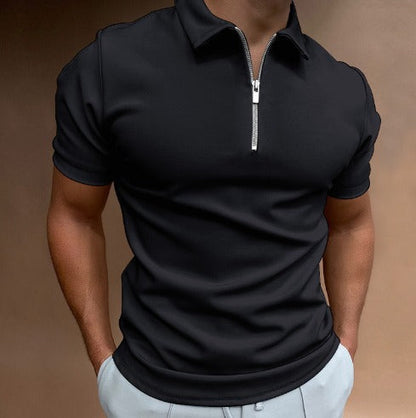 Zip-Up Polo