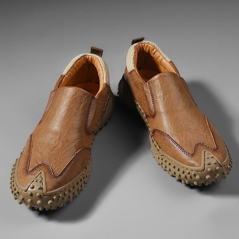 slip-on loafers i skinn for hverdagsbruk