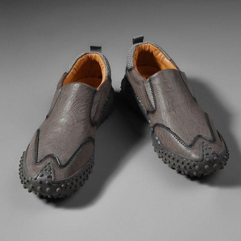 slip-on loafers i skinn for hverdagsbruk