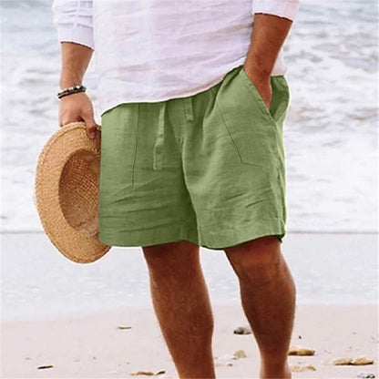 Bobby Linen Short for Menn