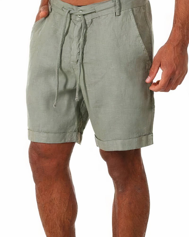 Shorts i lin for menn