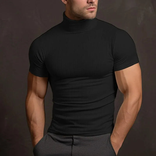 Turtleneck-skjorte for menn