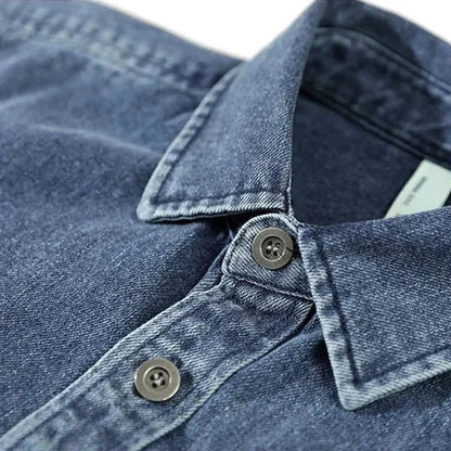 Denim Botton Up-skjorte