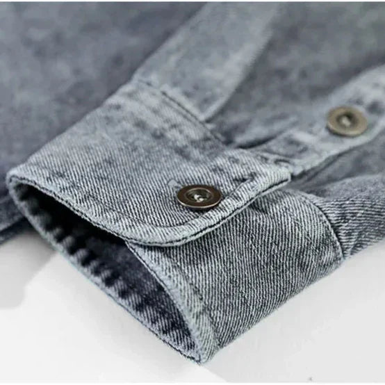 Denim Botton Up-skjorte