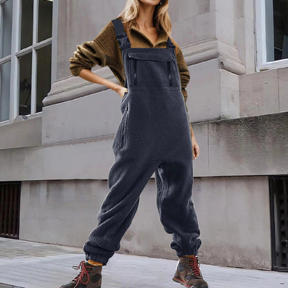 Varm jumpsuit for kvinner casual jumpsuit