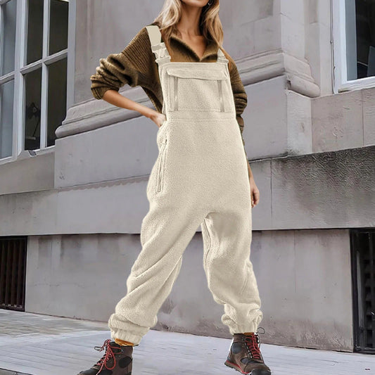 Varm jumpsuit for kvinner casual jumpsuit