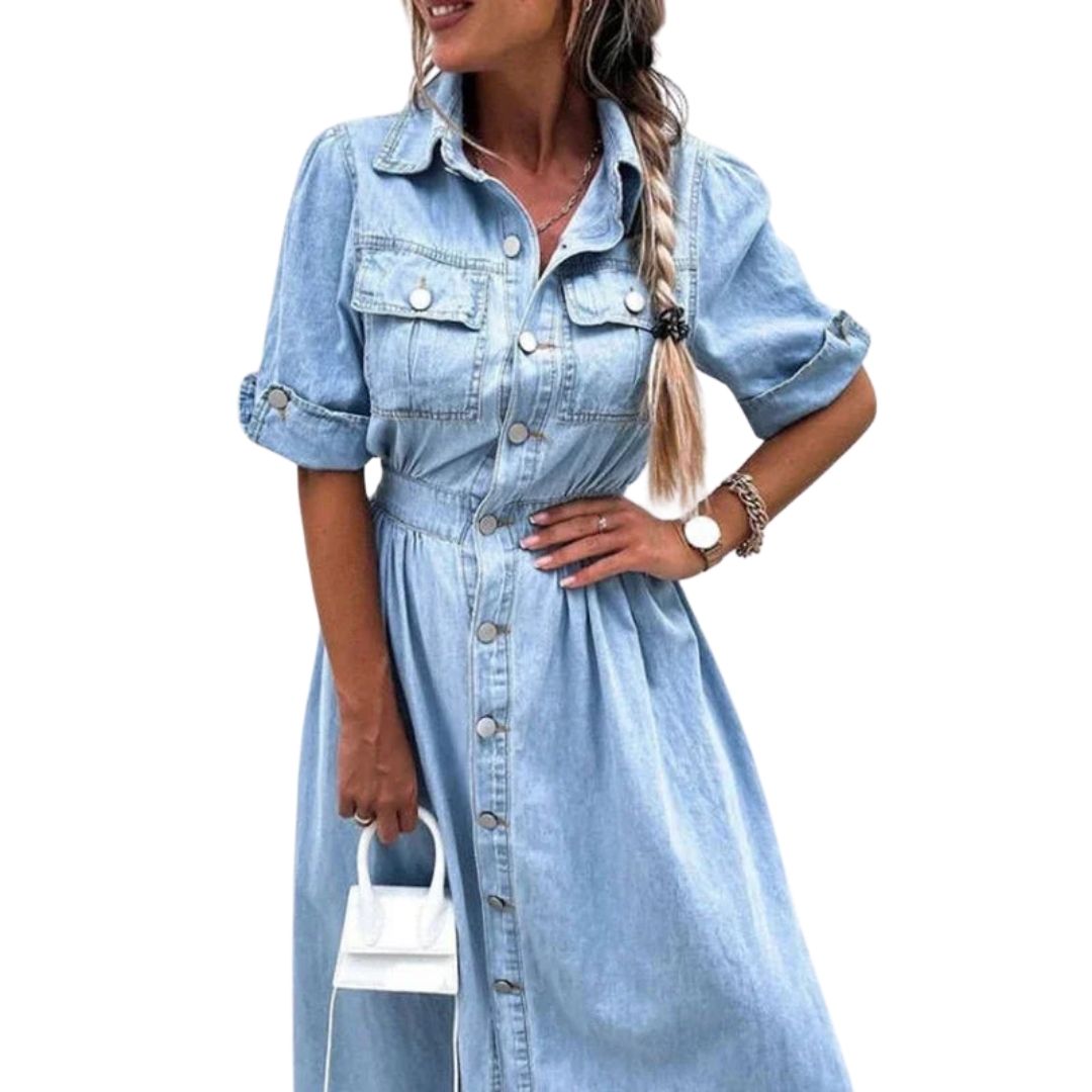 Chic denimkjole