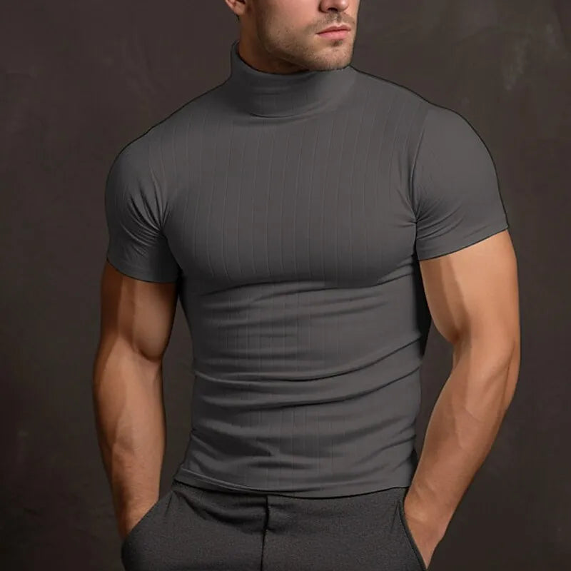 Turtleneck-skjorte for menn